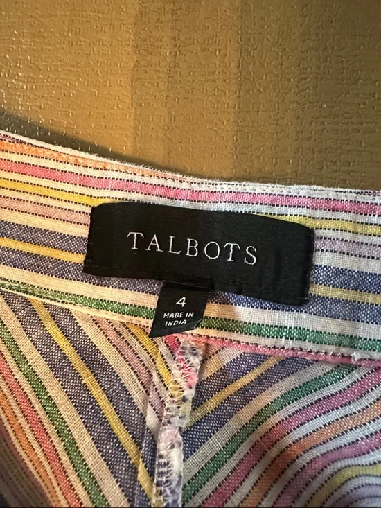 Talbots Pastel Chevron Maxi Skirt in Blue, Pink & Cream - Picture 7 of 7